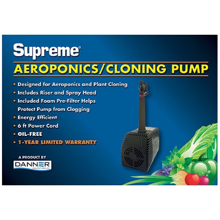 Supreme Cloning Pump W/Spray Head. Oil Free. 6' Power Cord.